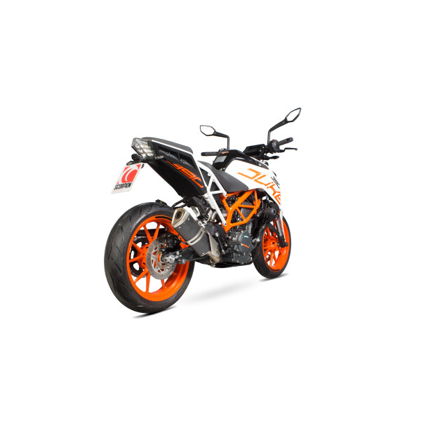 Scorpion Exhaust KTM Duke 390 2017 - 2020 Catalyst Removal Pipe Fits With O.E or Scorpion Serket Taper Silencer